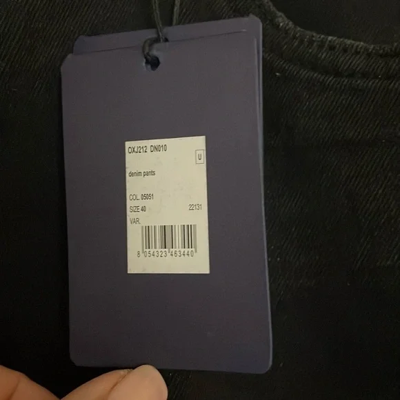 Cavalli Class black slim straight leg jeans sz 40 - Picture 4 of 9